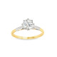 Pre Owned 18ct Diamond Solitaire Ring ZX191